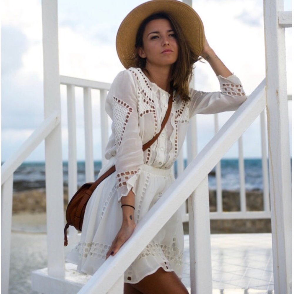 ✨DREAMY LACE TULAROSA DRESS✨